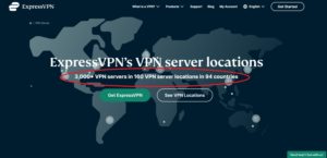 expressvpn server location