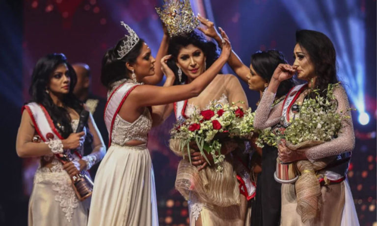 Mrs. Sri Lanks Gets Her Crown Snatched by Mrs. World Over Divorce Claims