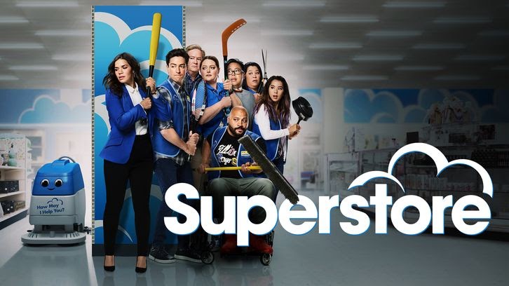  Superstore è una serie televisiva americana che è andata in onda dal 2015 al 2021. La serie segue le vicende di un gruppo di dipendenti di un grande magazzino chiamato 