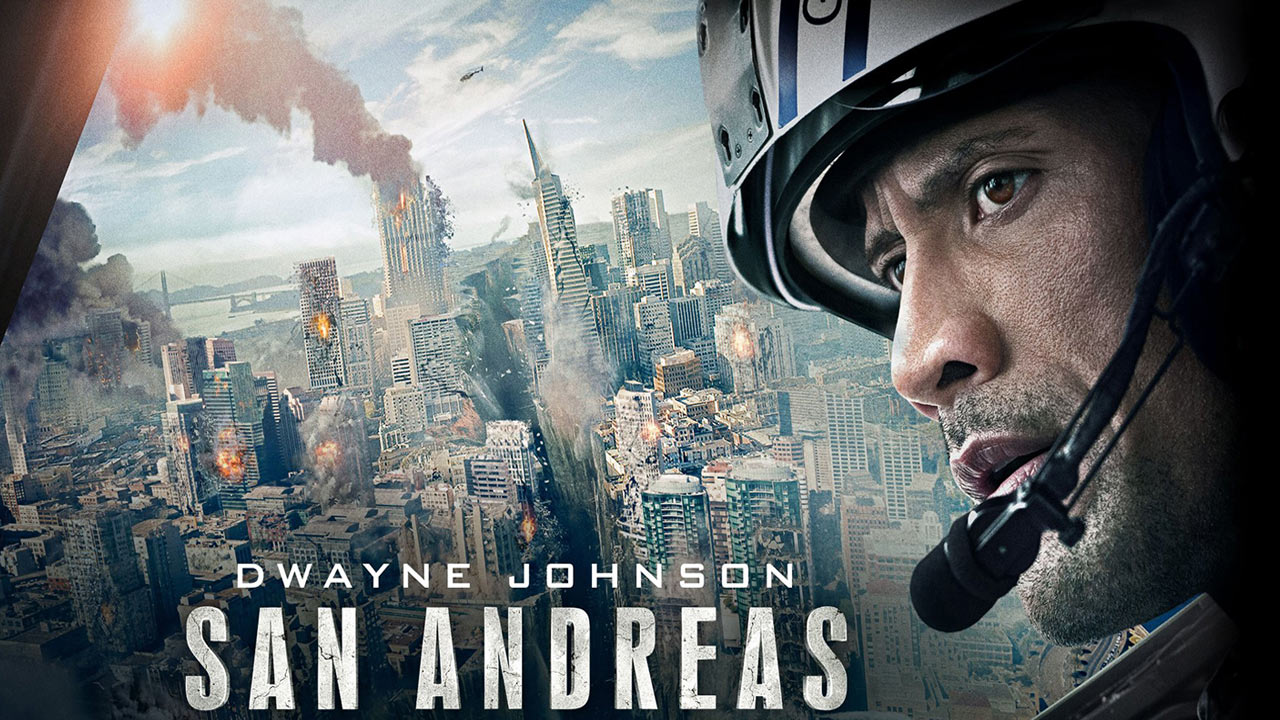  San Andreas (2015) San Andreas (2015) è un film d'azione e avventura diretto da Brad Peyton. Il film segue le vicende di un pilota di elicottero di salvataggio, interpretato da Dwayne Johnson, che cerca di salvare la sua famiglia durante un terremoto catastrofico che colpisce la California. Il film è stato un successo al botteghino e ha ricevuto recensioni 