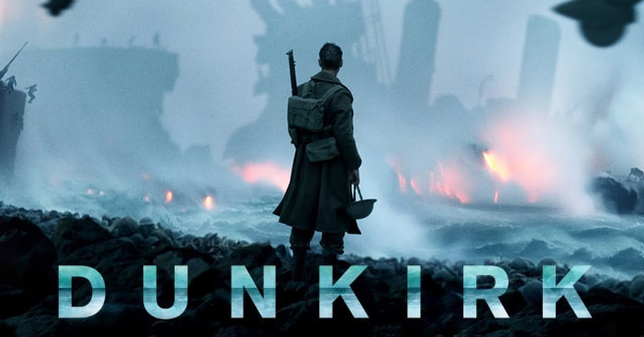 Dunkirk (2017) è un film di guerra diretto da Christopher Nolan, che racconta la storia dell'evacuazione delle truppe alleate dalla città francese di Dunkerque durante la Seconda Guerra Mondiale. Il film segue tre diverse linee temporali che si intrecciano: la prima segue un giovane soldato britannico che cerca di sopravvivere sulla spiaggia di Dunkerque, la seconda segue 