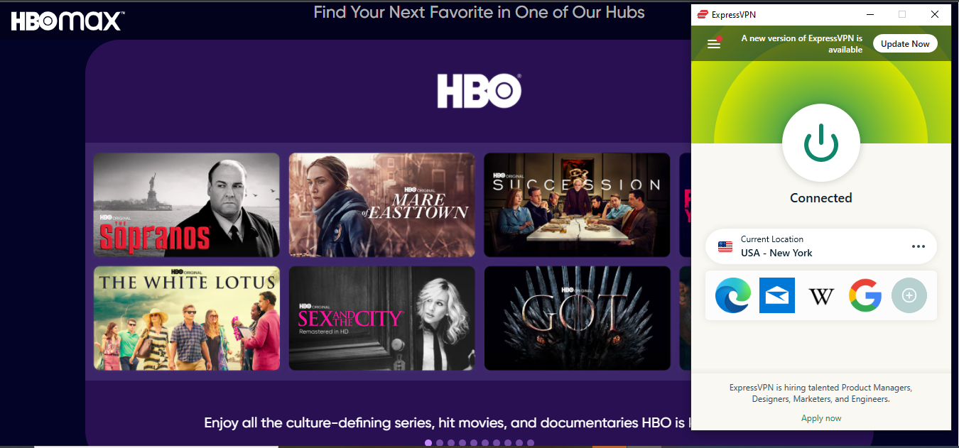 hbo-max-with-expressvpn-in-uk
