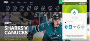 Watch NHL on kayo with express vpn