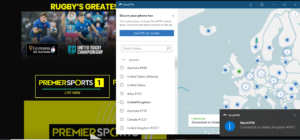 Watch Premier sports with nord vpn