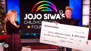 Meghan Trainor Brings JoJo Siwa to Tears with $100,000 Donation to Her Childhood Cancer Foundation