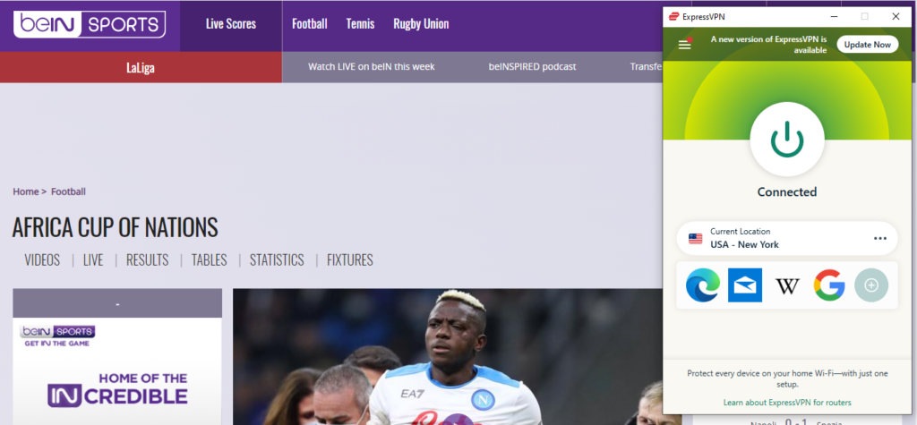 expressvpn-unblock-beinsport-to-watch-africancup-from-anywhere