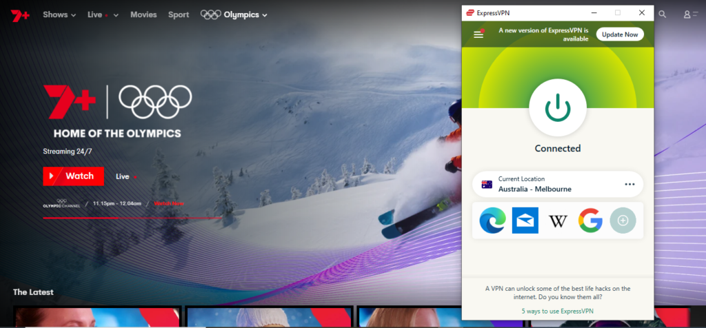 expressvpn-unblock-7-plus-to-watch-winter-olympics-from-anywhere