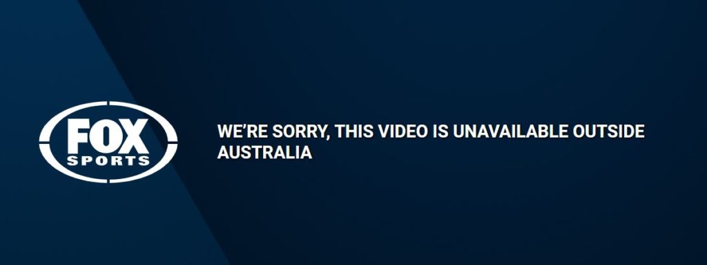 Fox-Sports-Geo-Blocked-Outside-australia