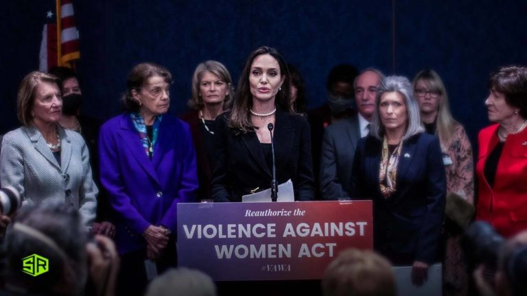 Angelina Jolie Speaks At US Capitol In Support For Domestic Violence Law