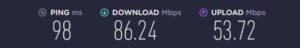 NordVPN-speed-test-result-for-Paramount-to-watch-AFC-from-anywhere