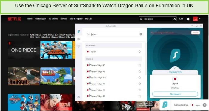 unblock-dragon-ball-z -with-surfshark-in-uk