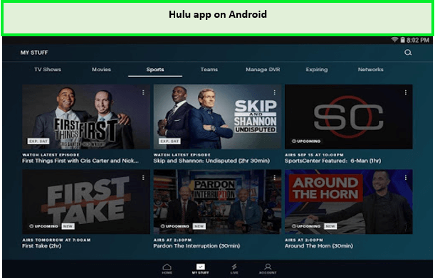 hulu-app-on-android