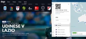 nordvpn-unblock-kayo-to-watch-serie-a-from-anywhere