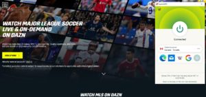 expressvpn-unblock-dazn-to-watch-mls-from-anywhere