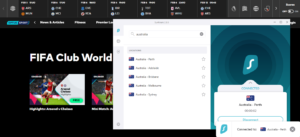 surfshark-unblock-optus-to-watch-fifa-from-anywhere
