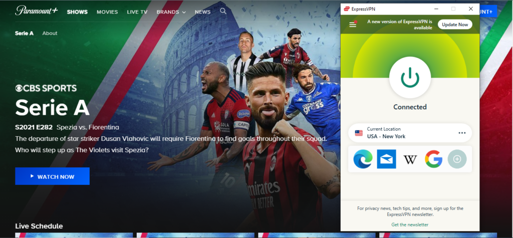 expressvpn-unblock-paramount-to-watch-serie-a-in-usa