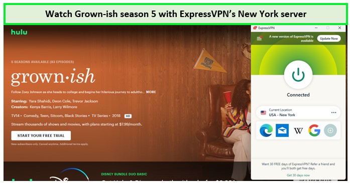 Watch-Grown-ish-Season-5-on-Hulu-Outside-USA-with-expressvpn