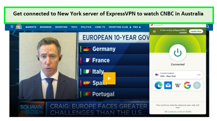 CNBC-in-australia-unblocked-with-ExpressVPN