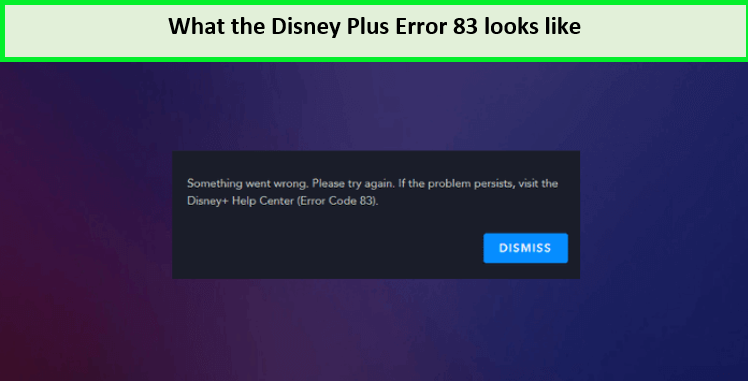  Disney-Plus-Error-Code-83 Code d'erreur Disney Plus 83 