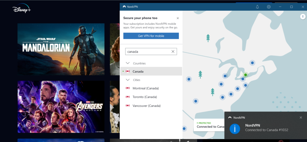 NordVPN: Largest Server Network VPN to Watch No Exit on Disney Plus outside Canada