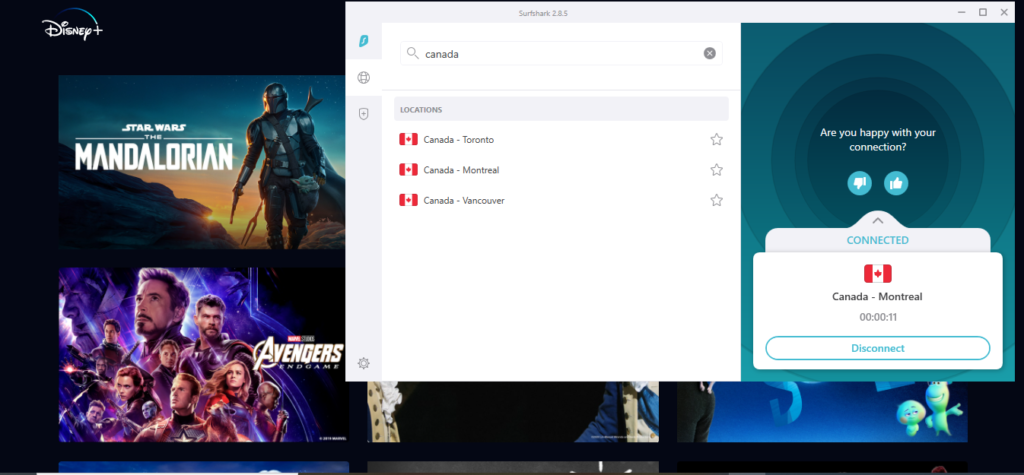 sSurfshark- The Budget-Friendly VPN to Watch Marvel Cinematic Universe on Disney Plus Outside Canada