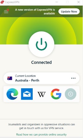 connected-to-expressvpn-perth-server
