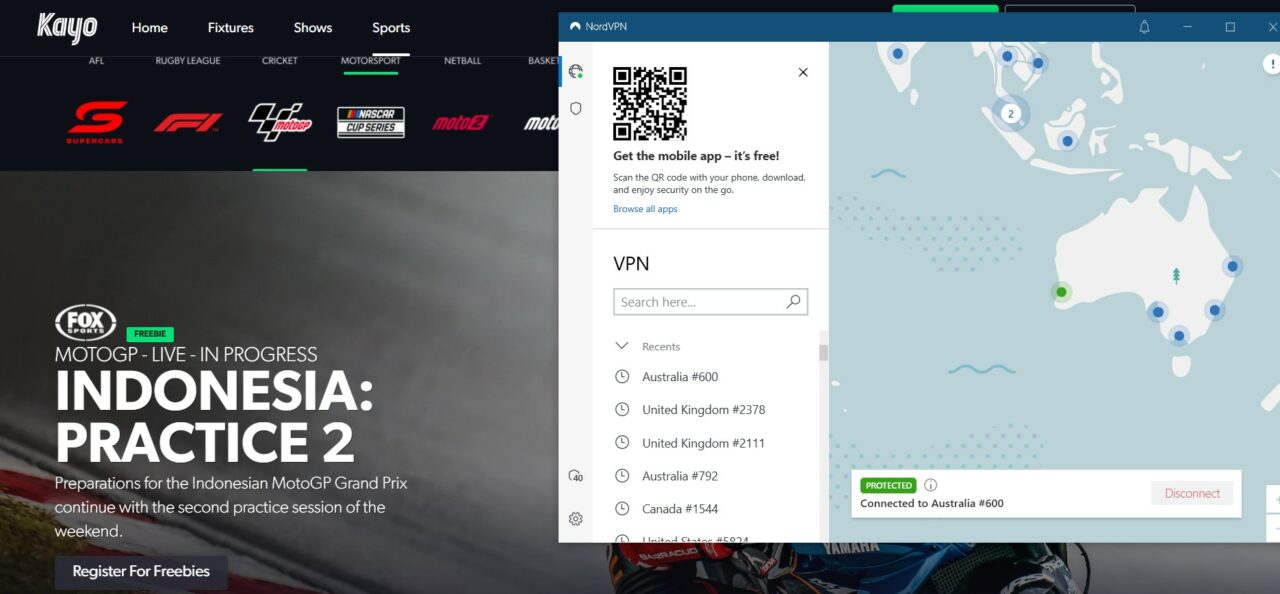unblocking-kayo-with-nordvpn-to-watch-motogp-from-anywhere