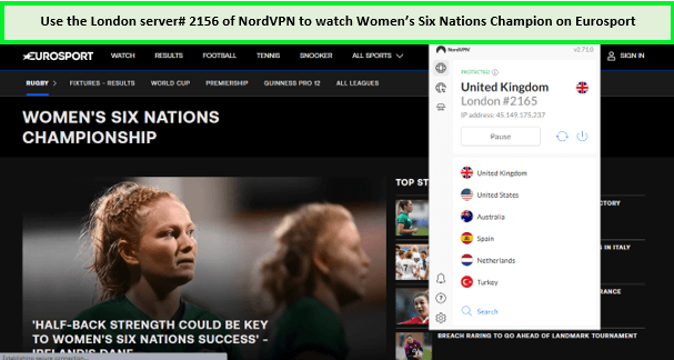 nordvpn-unblock-eurosport-to-watch-women-six-nation-in-canada