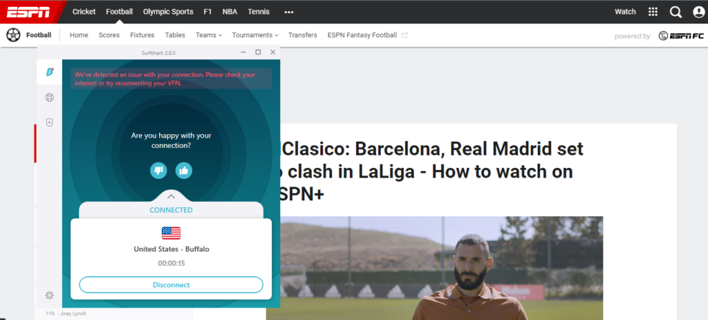 surfshark-unblock-espn-to-watch-el-clasico-from-anywhere