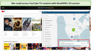 youtube-tv-working-with-nordvpn