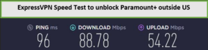 ExpressVPN-speed-test-to-unblock-Paramount+-outside-US