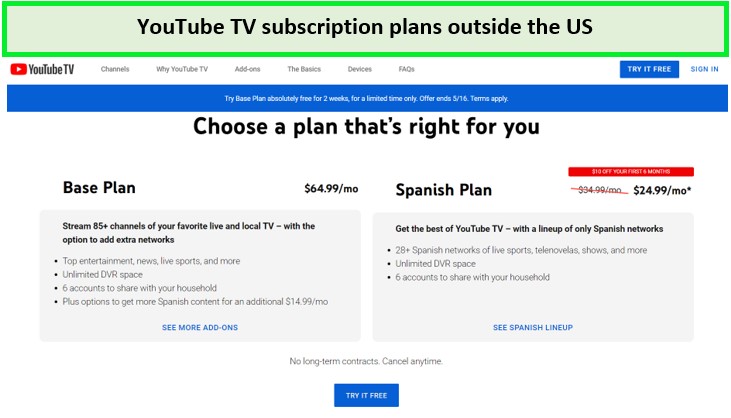 YouTube-TV-subscription-plan-in-uk