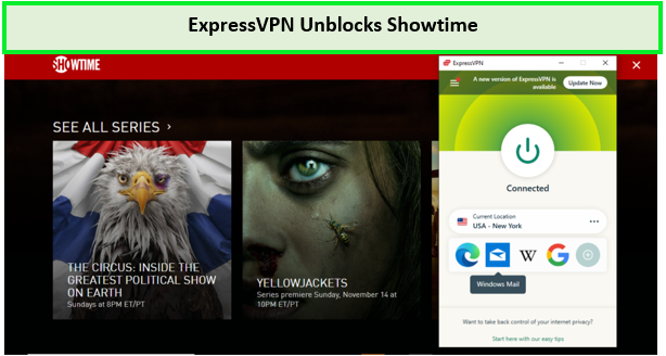 Showtime unlocks Expressvpn