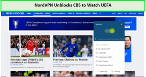 nordvpn-unblock-cbs-to-watch-uefa-from-anywhere