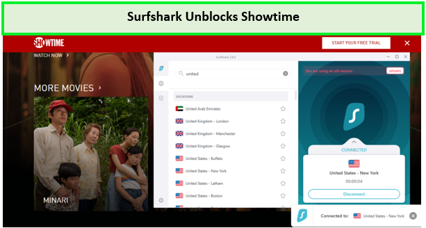 Showtime-unblock-Surfshark-outside-USA
