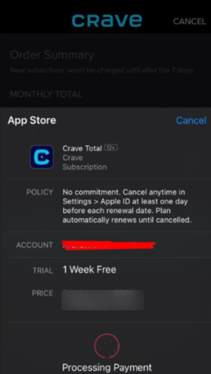 crave-tv-payment-via-itune-in-uk