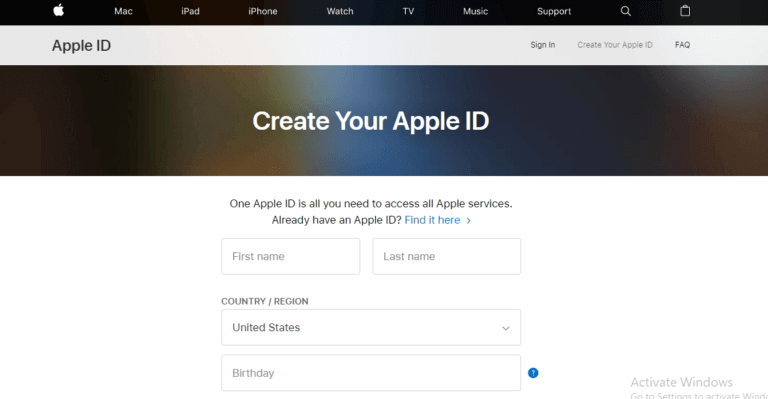 new apple id in-Italy 