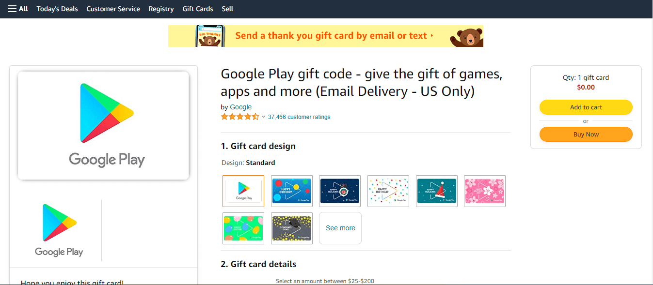 play store gift card in-Spain 