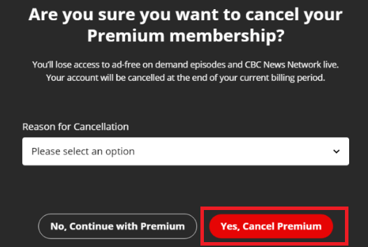 click-yes-to-cancel-membership