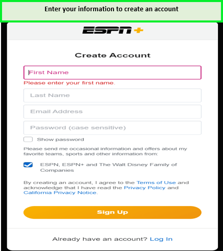 espn-plus-signup-in-Italy-step-2