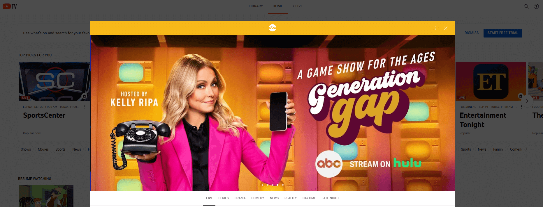  abc-gratis-proefperiode-op-youtube-tv 