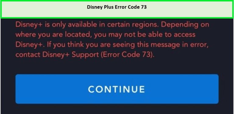  Disney Plus-foutcode 73 in - Nederland 