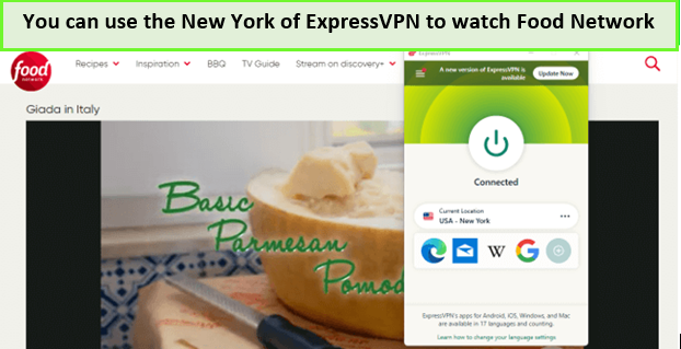 expressvpn-unblock-food-network-in-Italy