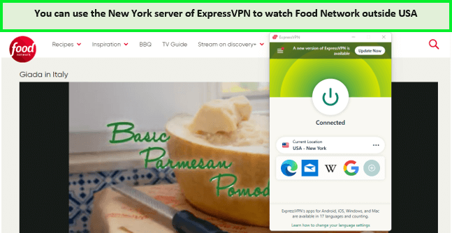 expressvpn-unblock-food-network-outside-usa
