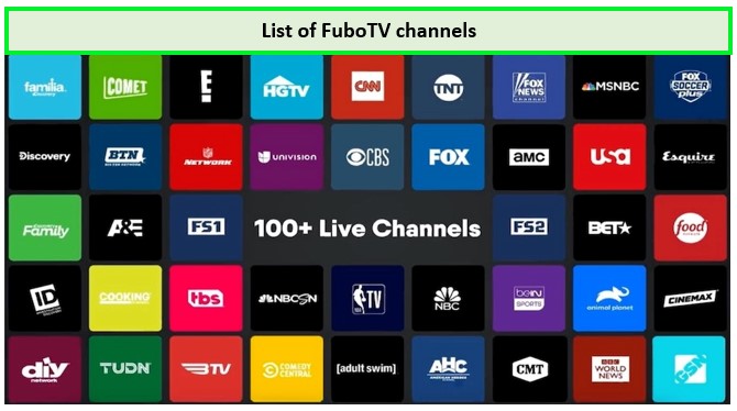 list-of-fubotv-channels-us