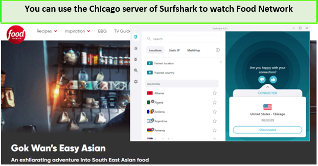 surfshark-unblock-foodnetwork-in-Italy