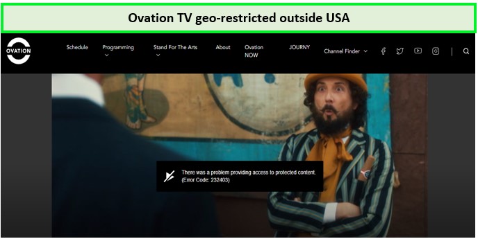 ovation-tv-georestricted-outside-usa