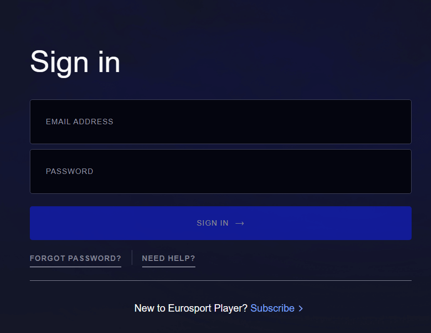 sign-in-on-eurosport-player-in-Netherlands