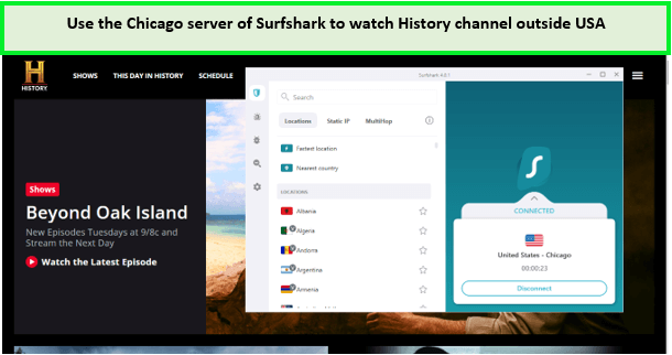 surfshark-unblock-history-channel-in-au