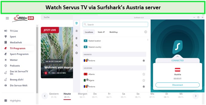 watch-servustv-via-surfshark-outside-austria